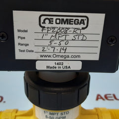 Omega fp2000 digital paddlewheel flowmeter fp2008-rt