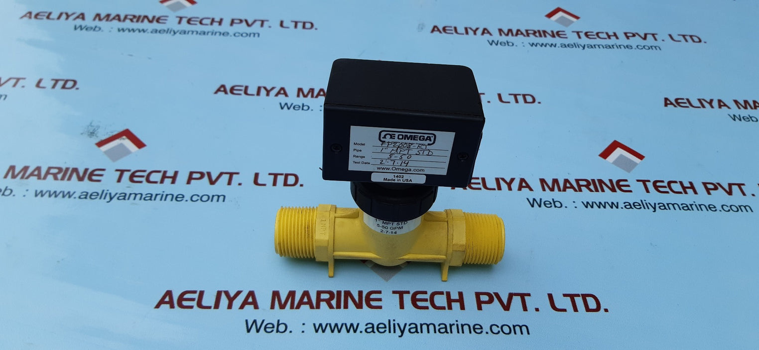Omega fp2000 digital paddlewheel flowmeter fp2008-rt