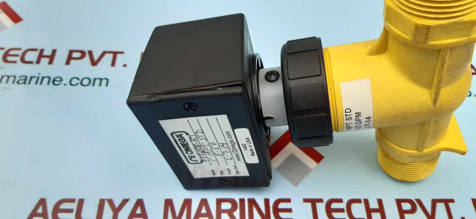 Omega fp2000 digital paddlewheel flowmeter fp2008-rt