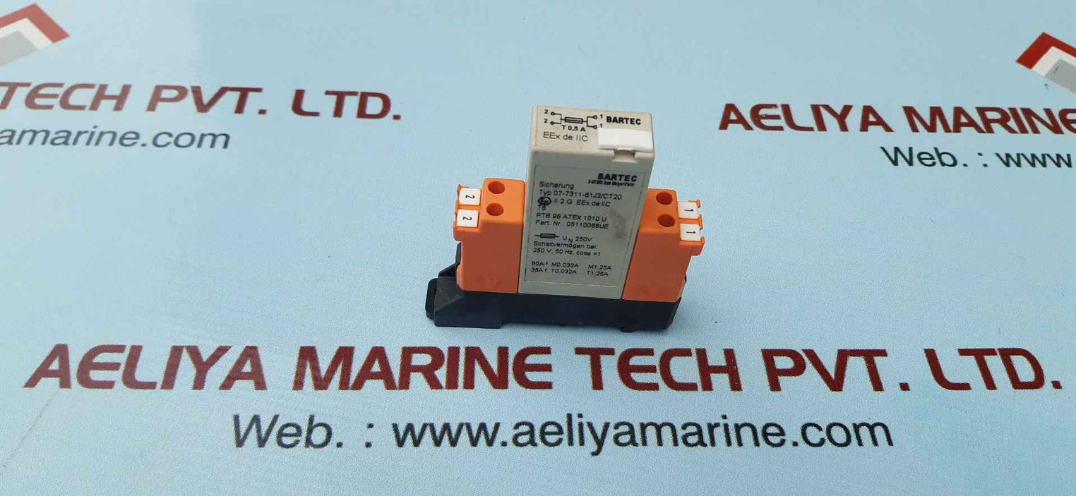 Bartec 07-7311-61J2/Ct20 Relay 250V 50Hz