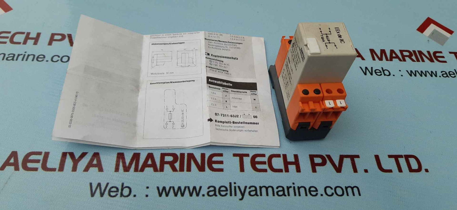 Bartec 07-7311-63j2kt00 relay
