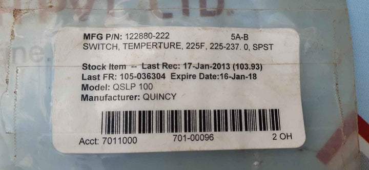 Fenwal temperature sensor probe 08-819991-010