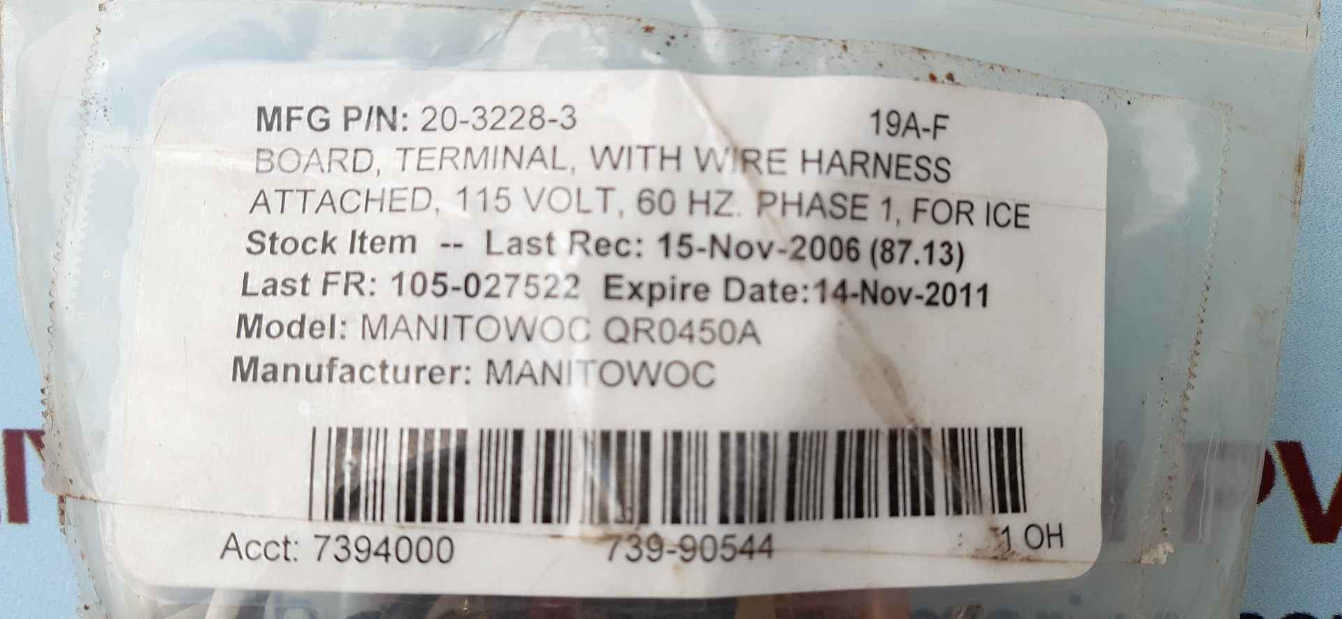 Manitowoc 20-3228-3 wiring harness 60hz
