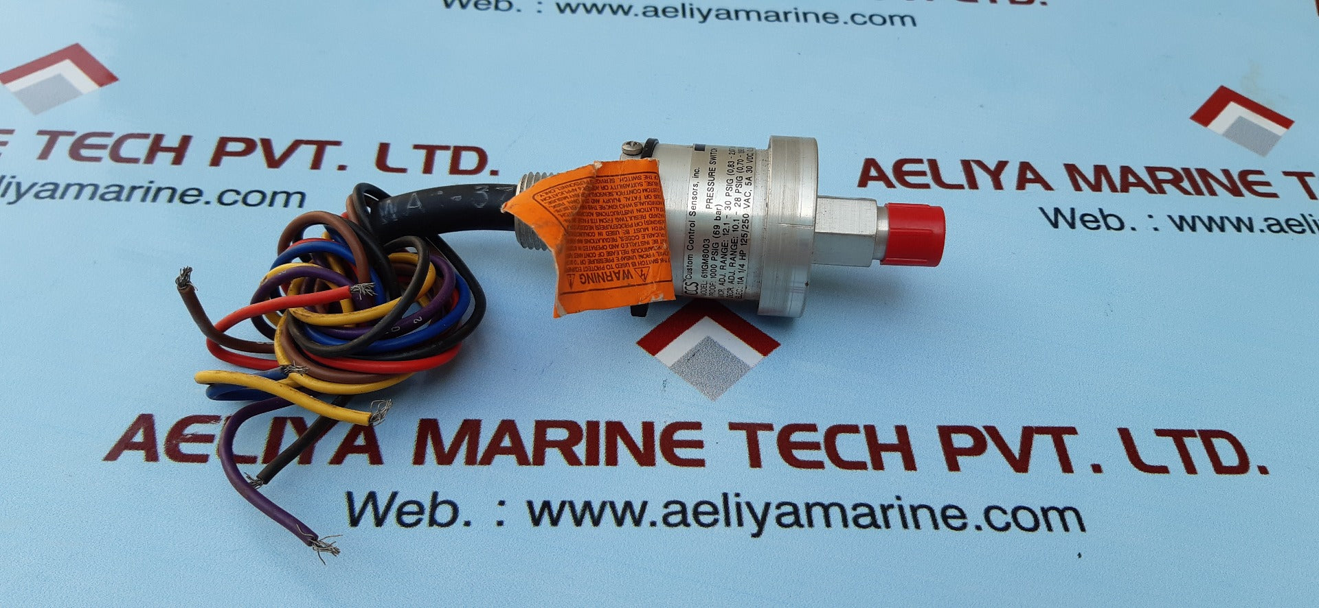 Custom control sensors 611gm8003 dual snap pressure switch 1000psig