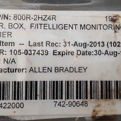Allen-bradley 800r-2hz4r ser b hole pushbutton enclosure