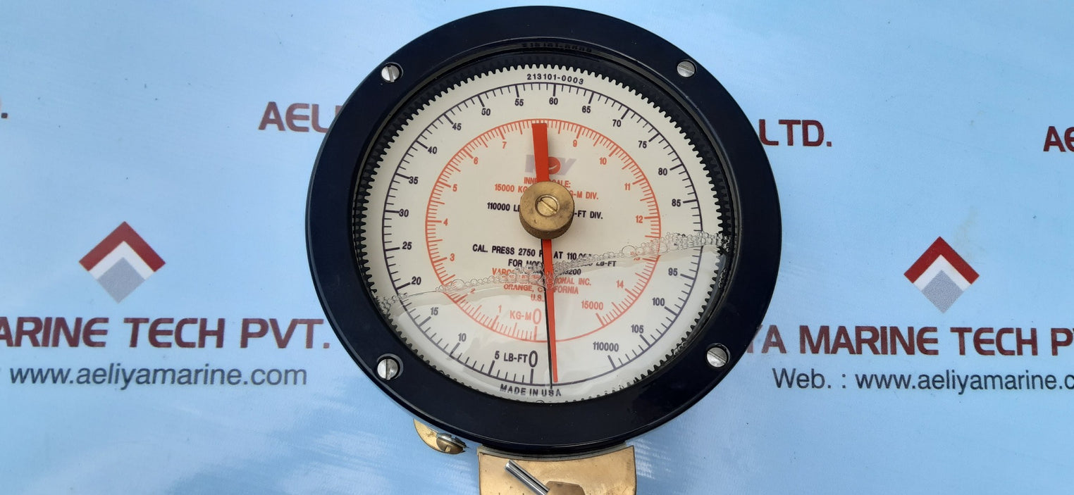 Md totco 10035453-001 torgue gauge