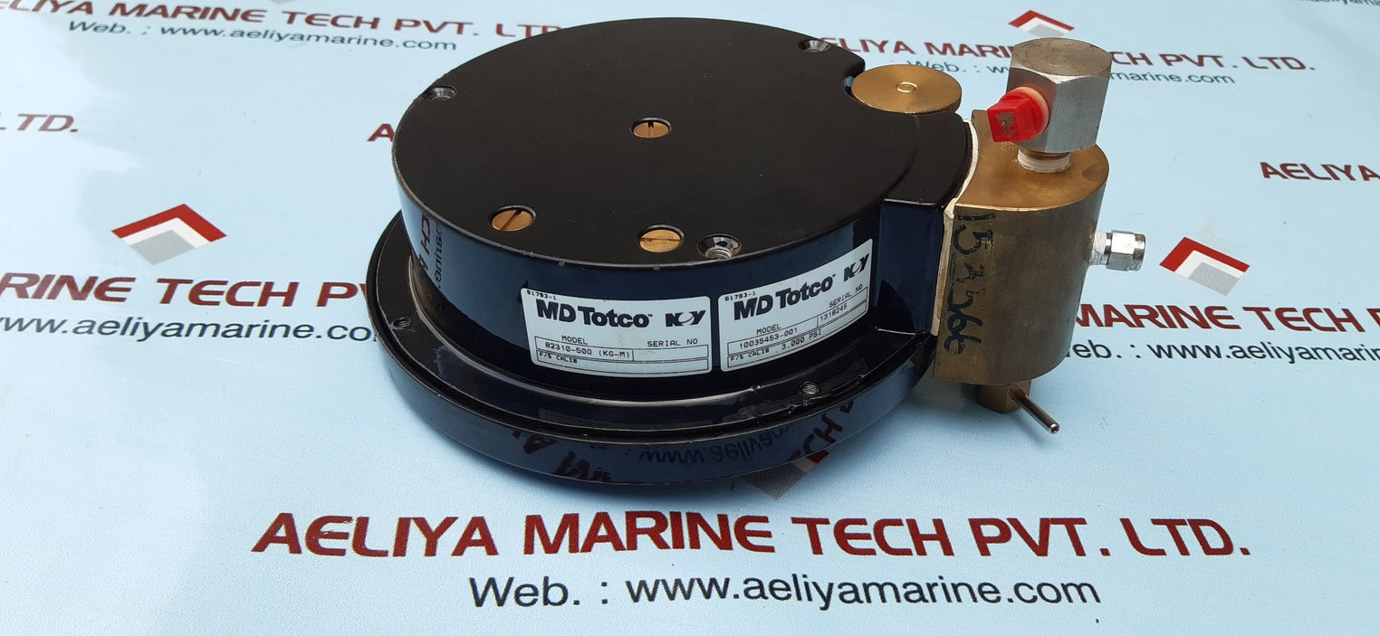 Md totco 10035453-001 torgue gauge