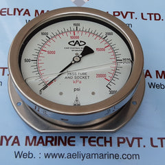 Mc daniel controls pressure gauge 0-3000 psi