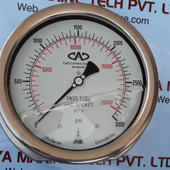 Mc daniel controls pressure gauge 0-3000 psi