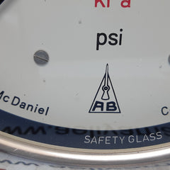 Mc daniel controls pressure gauge 0-3000 psi