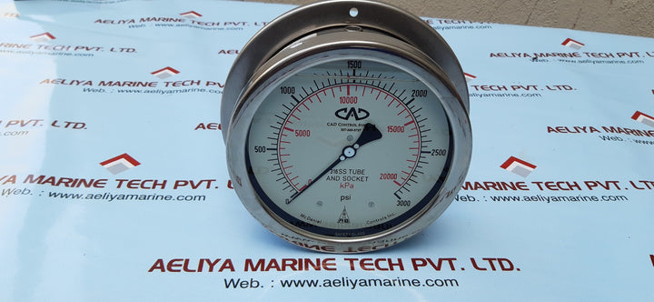 Mc daniel controls pressure gauge 0-3000 psi