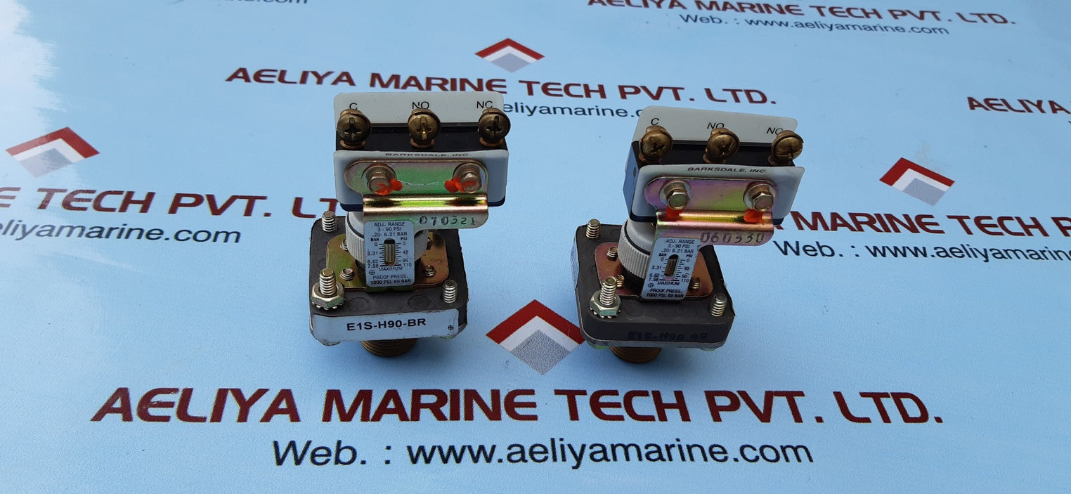 Barksdale e1s-h90-br pressure switch 3.0-90 psi