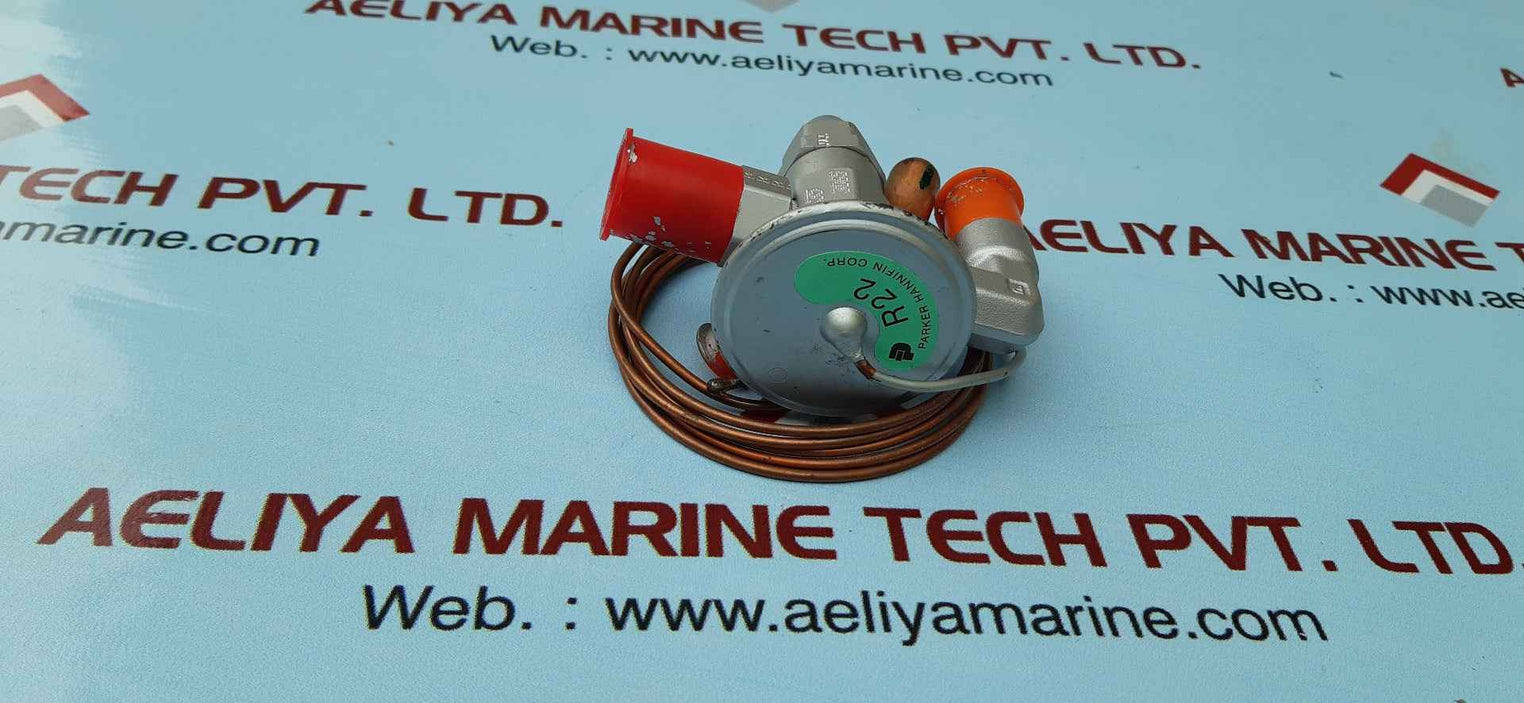 Parker 4e643 thermostatic expansion valve 3/8 inlet x 1/2 outlet