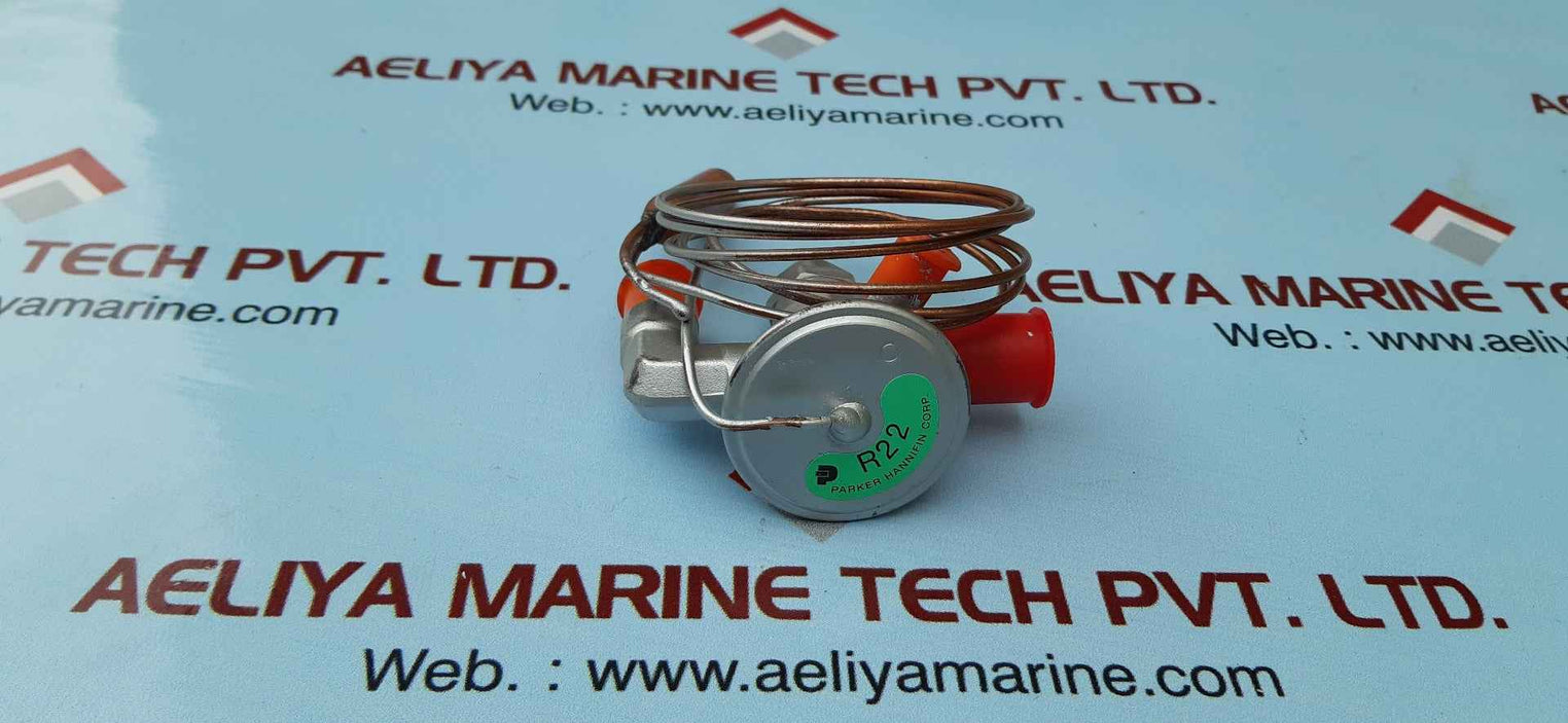 Parker 4e643 thermostatic expansion valve 3/8 inlet x 1/2 outlet