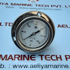 Mc daniel tube and socket 316ss pressure gauge 0-3000 psi