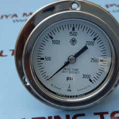 Mc daniel tube and socket 316ss pressure gauge 0-3000 psi
