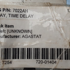 Agastat 7022af time delay relay 120v 30 minutes