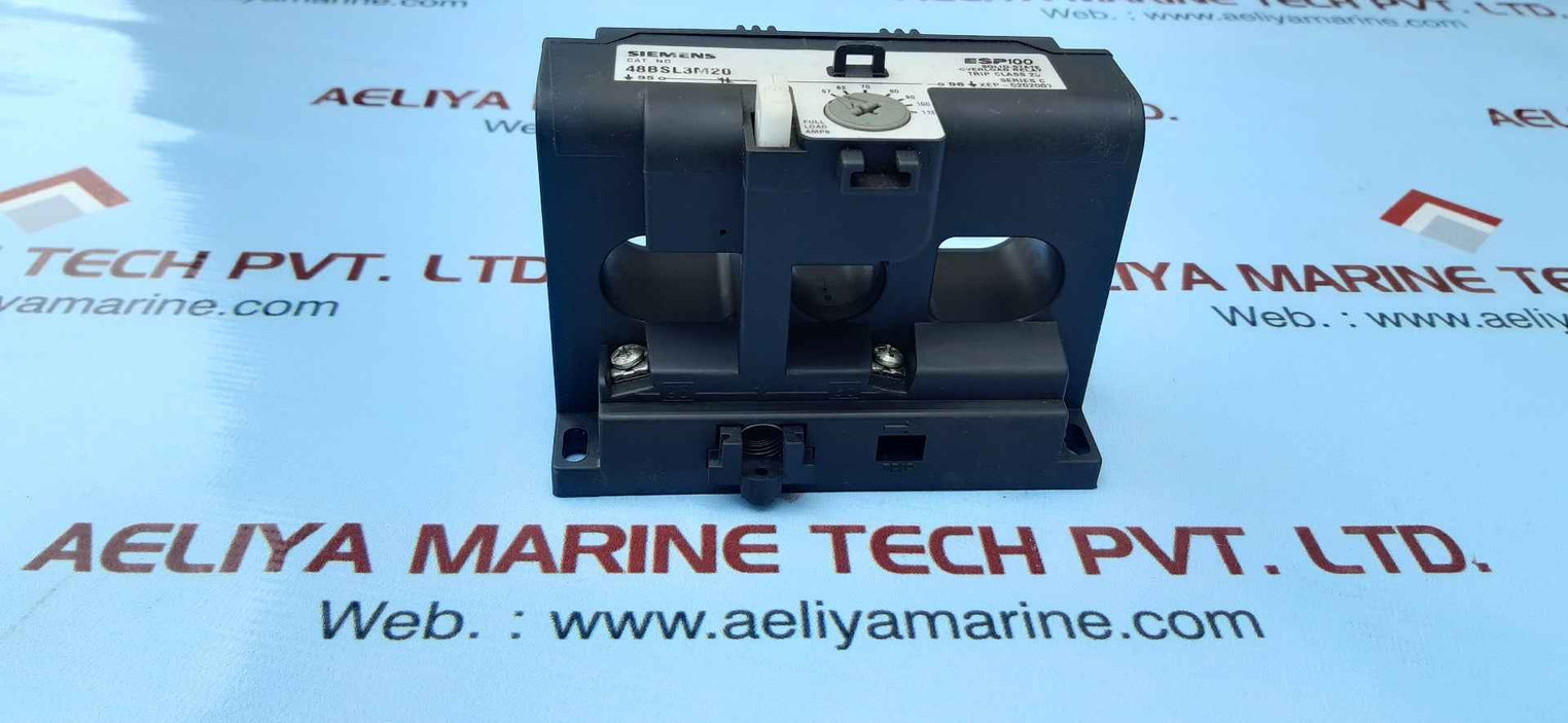 Siemens esp 100 solid-state overload relay 48bsl3m20
