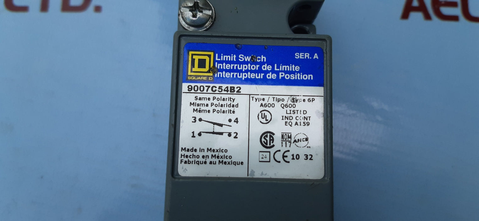 Square d class 9007 6p series a limit switch