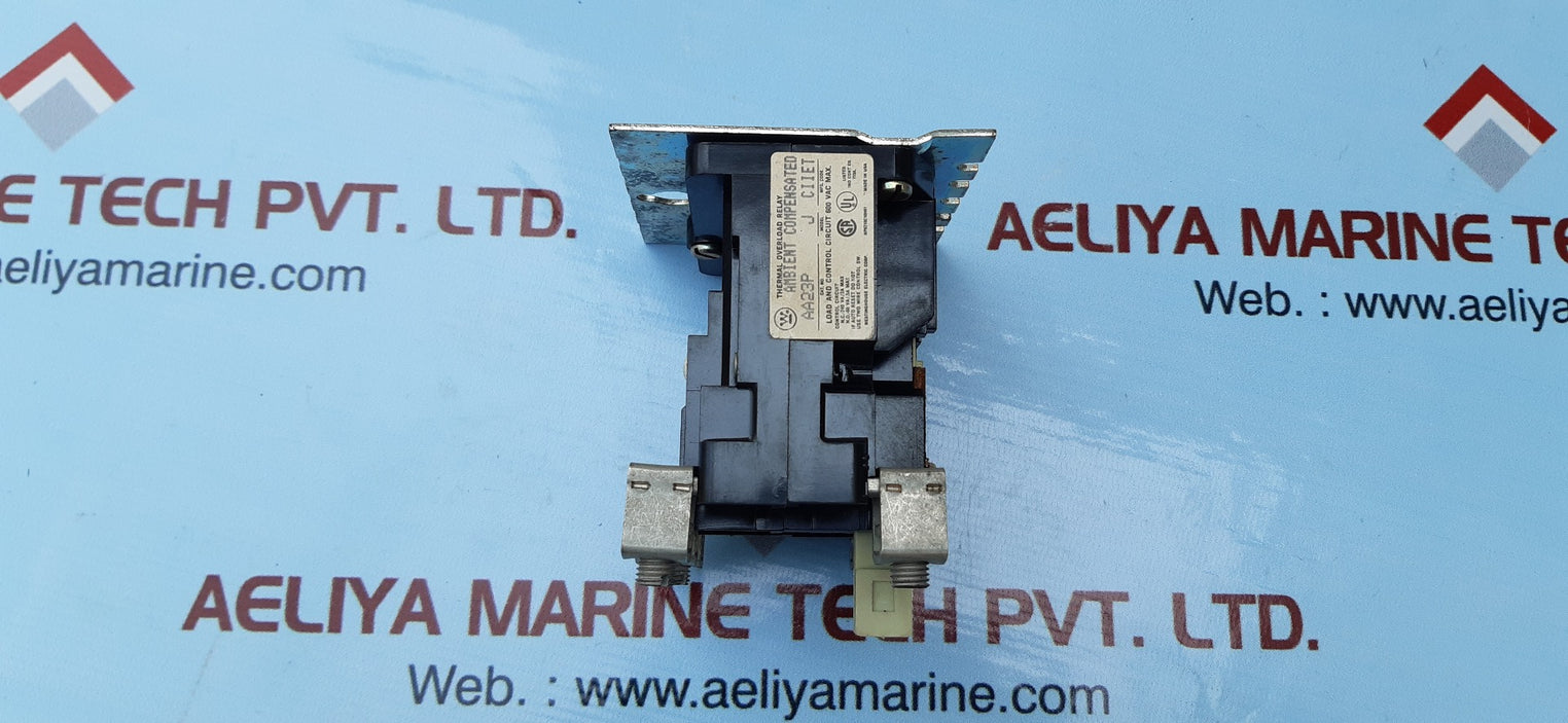 Westinghouse aa23p 3 pole model j thermal overload relay