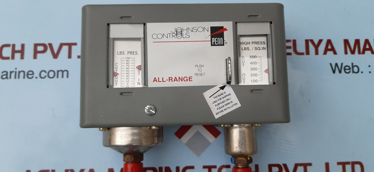 Johnson controls p170ma-1 all range dual pressure control