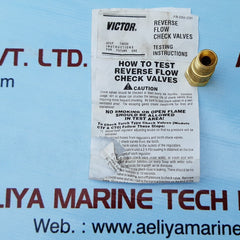 Victor crf back pressure check valve 200 psig max