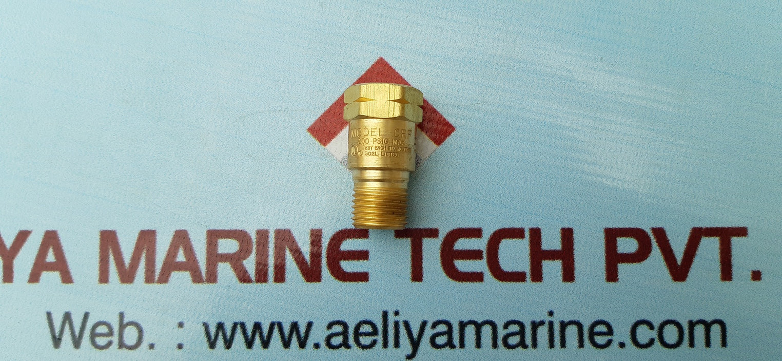 Victor crf back pressure check valve 200 psig max