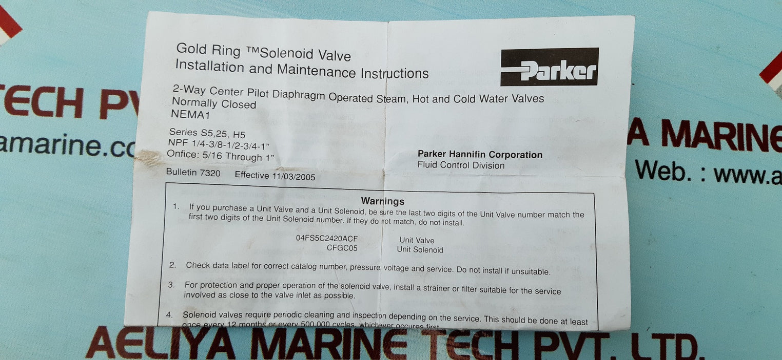 Hobart 893101 1/2 inch water solenoid valve kit