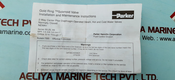 Hobart 893101 1/2 inch water solenoid valve kit