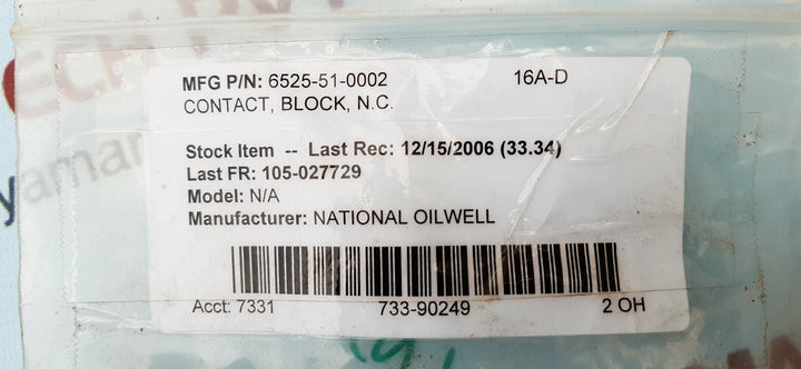 Lot of 6x Idec bs001e contact block