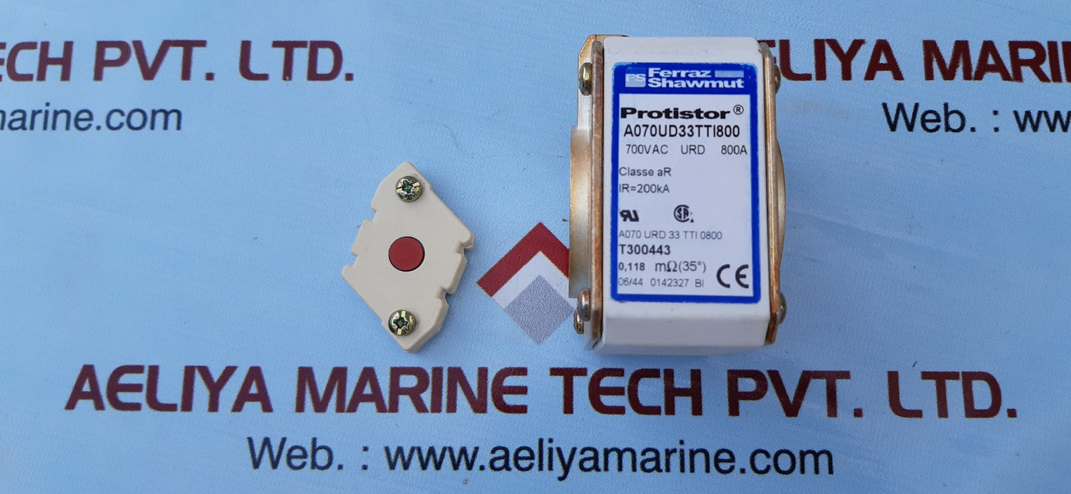 Ferraz shawmut a070ud33tti800 protistor fuse 800a 700v 0,118 m