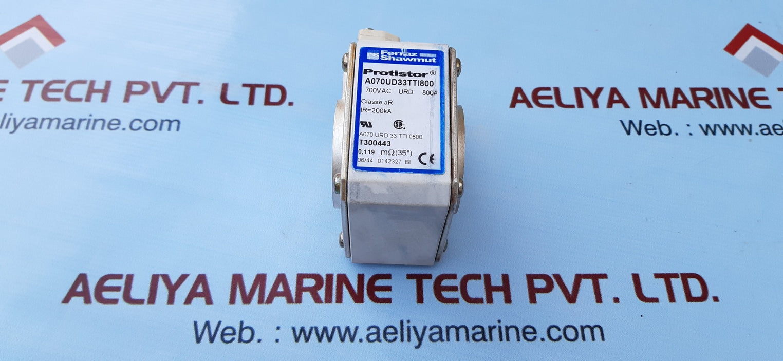 Ferraz shawmut a070ud33tti800 protistor fuse 800a 700v t300443