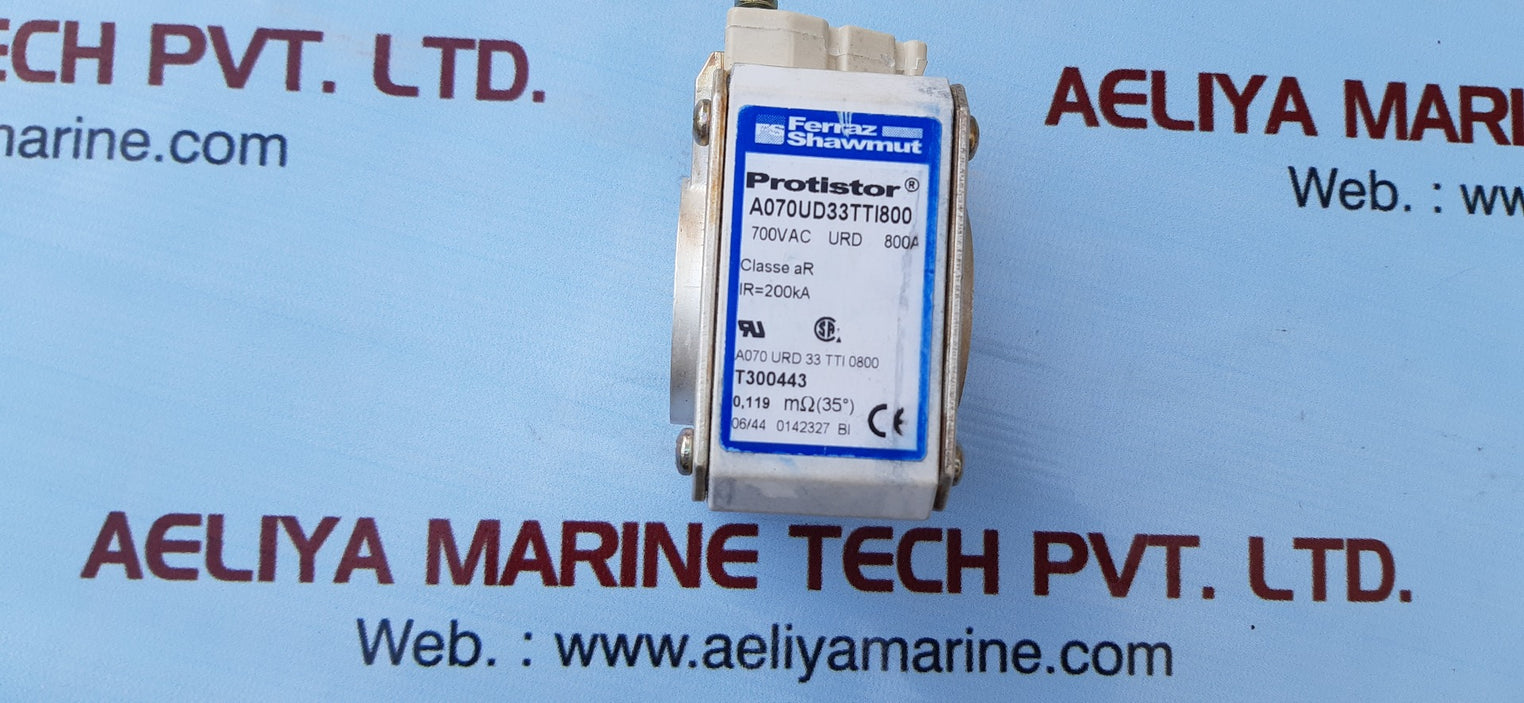 Ferraz shawmut a070ud33tti800 protistor fuse 800a 700v t300443