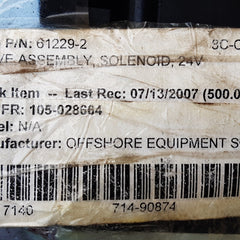Eaton vickers dg4v-3s-2a-m-fw-h5-60 solenoid valve 24vdc 30w