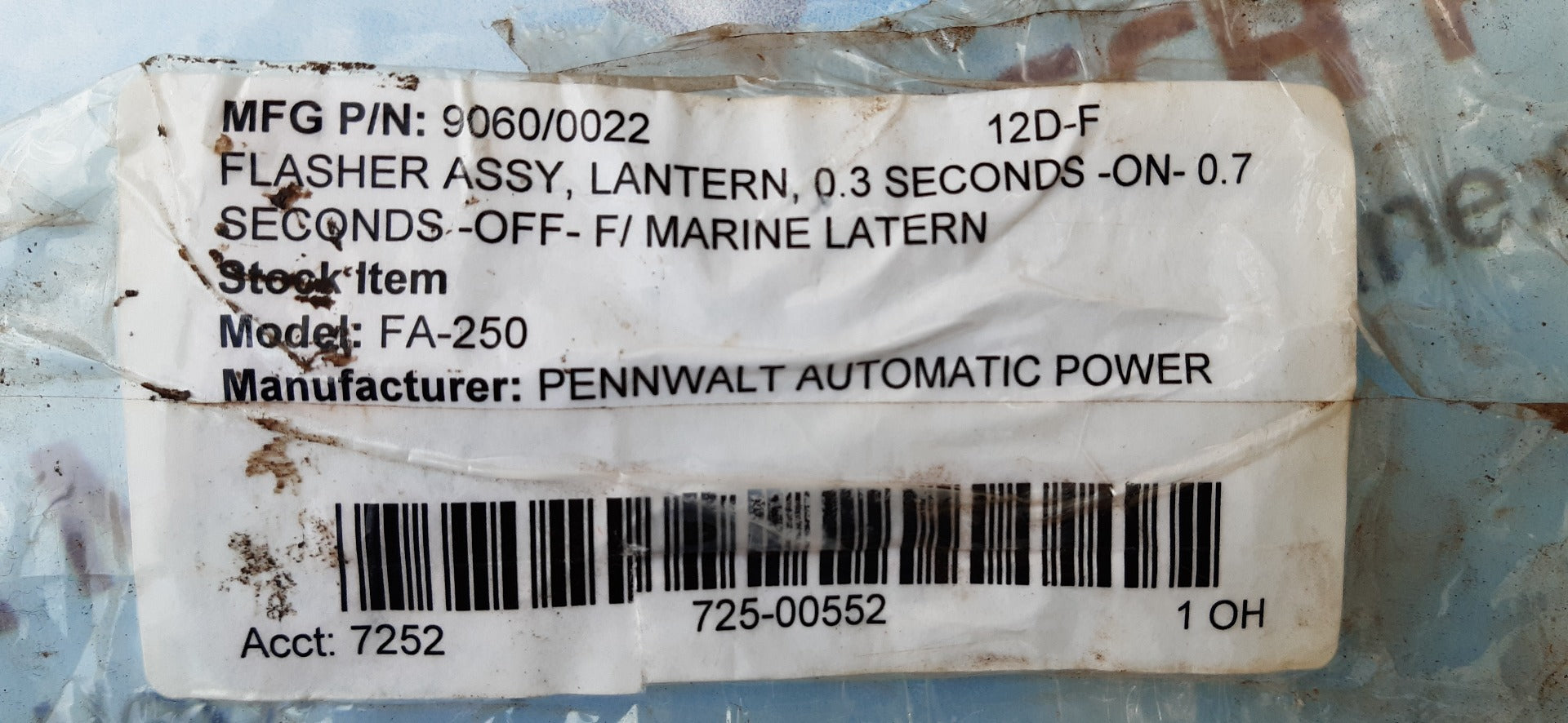 Automatic power apf-247-p pan master flasher 9060-0125/1001