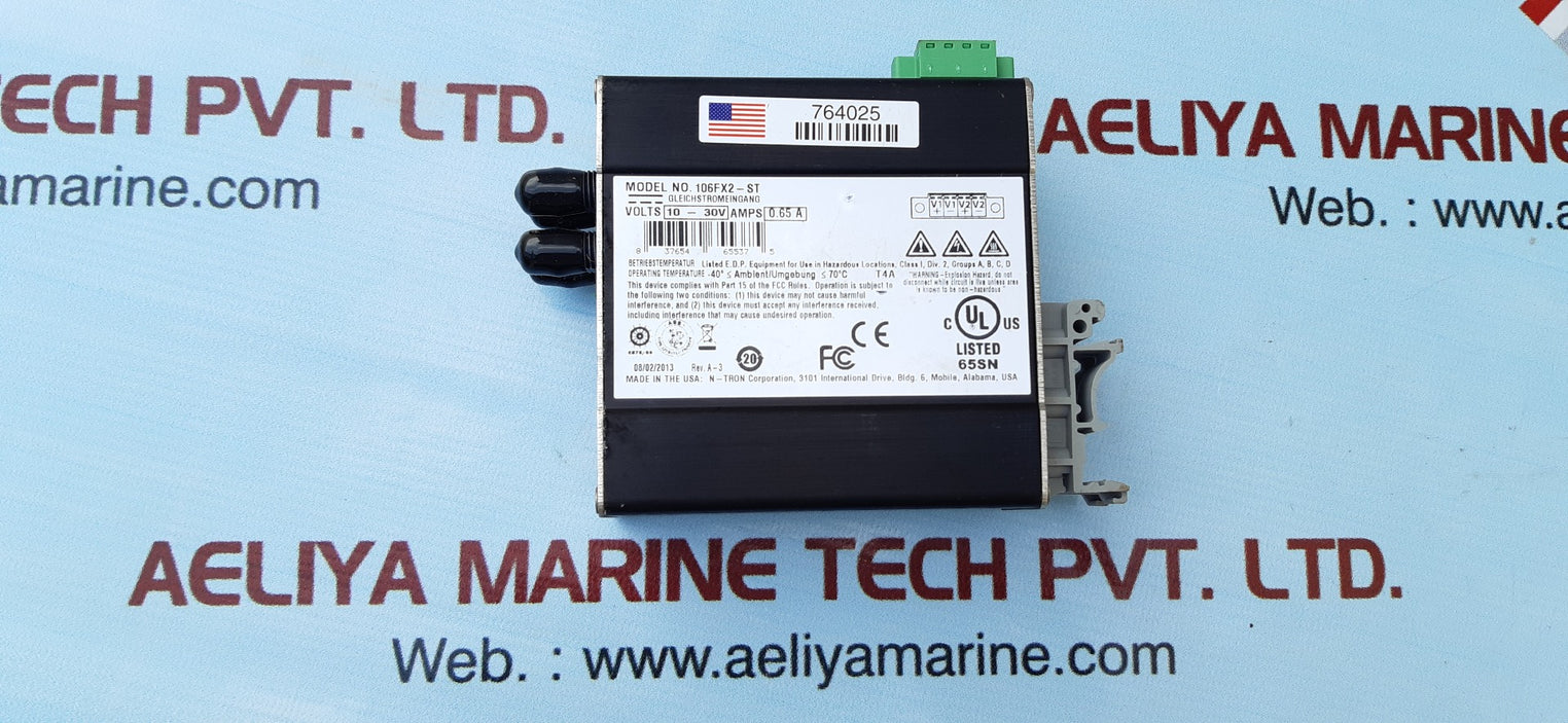 N-tron 106fx2-st port eithernet switch multimode