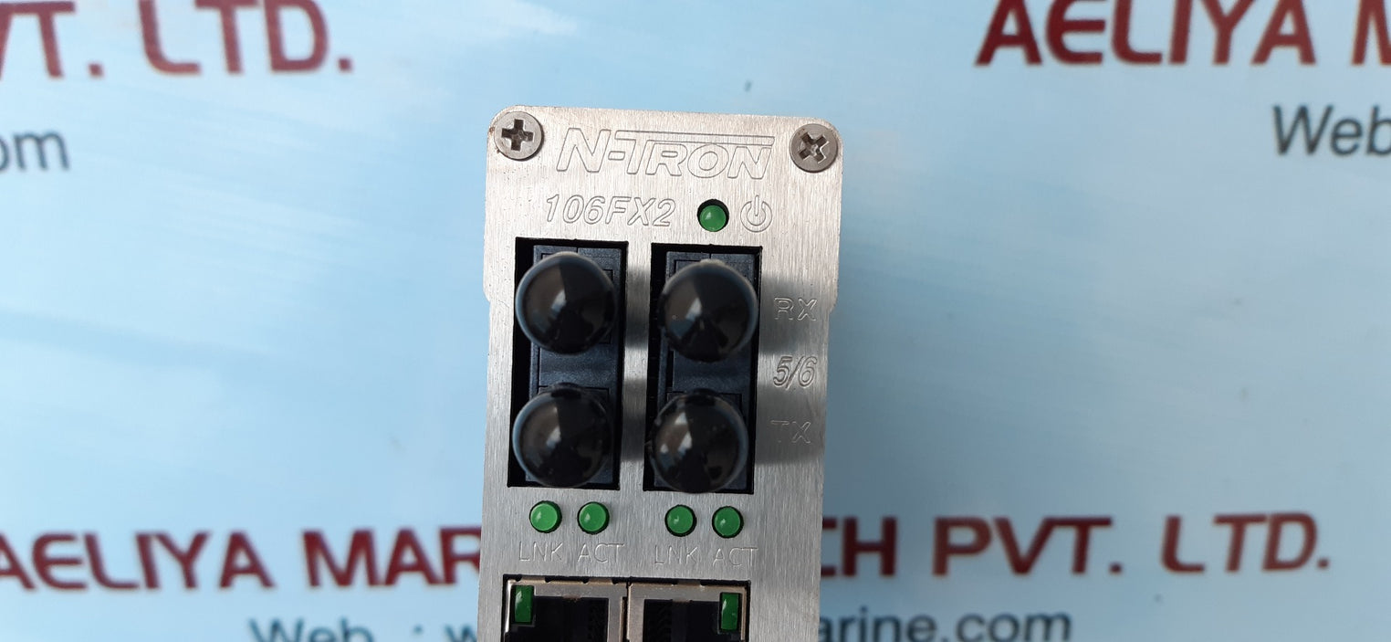 N-tron 106fx2-st port eithernet switch multimode
