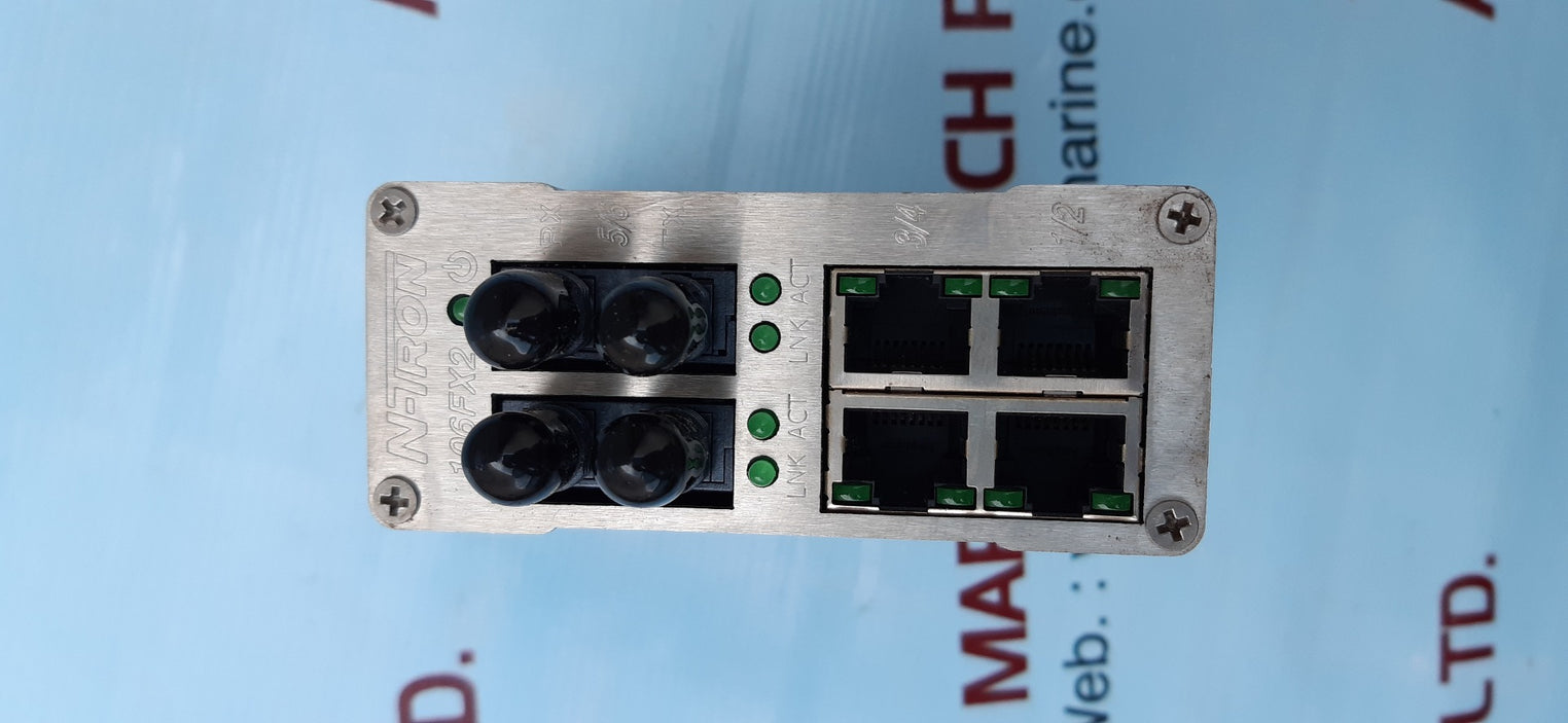 N-tron 106fx2-st port eithernet switch multimode