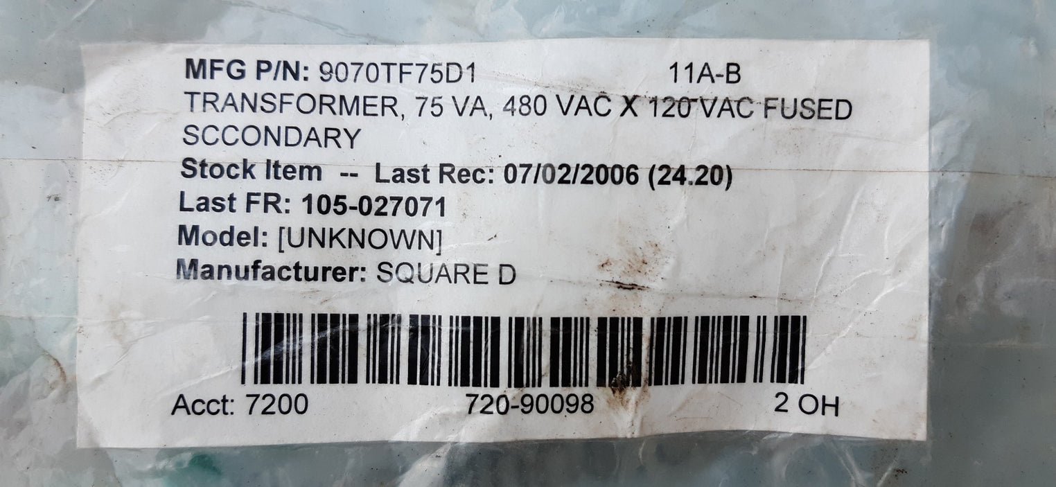 Square d Plant 65 pressure plate quick-connect term 600v