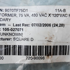 Square d Plant 65 pressure plate quick-connect term 600v