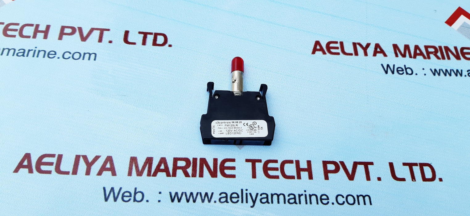 C3 controls fm120lr red led voltage light