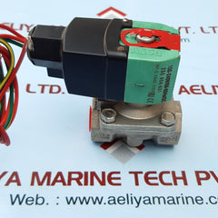 Asco redhat 8210p087 stainless steel 1/2" air/water solenoid valve