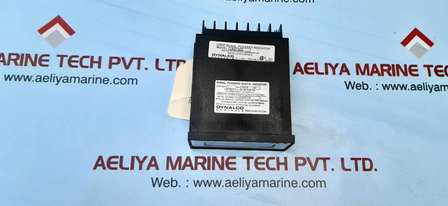 Dynalco lmd120d digital indicator panel meter 0-6000psi