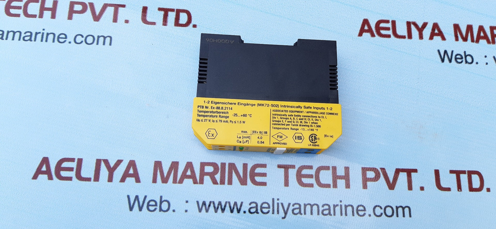 Turck mk72-s02-ex 24vdc multi modul relay