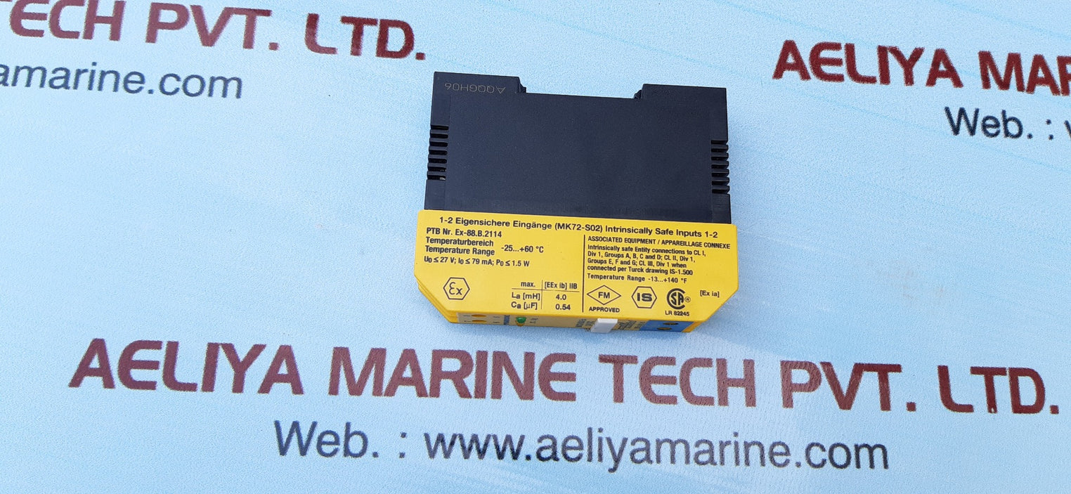 Turck mk72-s02-ex 24vdc multi modul relay