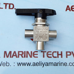 Swagelok ss-44xf4 stainless steel 3-way ball valve 1500 psig