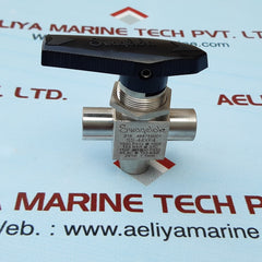 Swagelok ss-44xf4 stainless steel 3-way ball valve 1500 psig