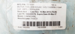 Fasco 7071061 fan/blower motor 1/15 hp,208/230v