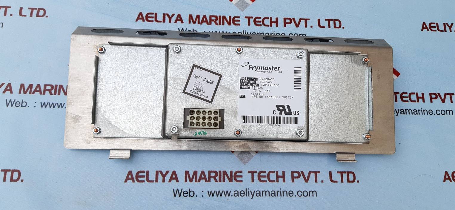 Frymaster 8067422 cm/elc fv analog control