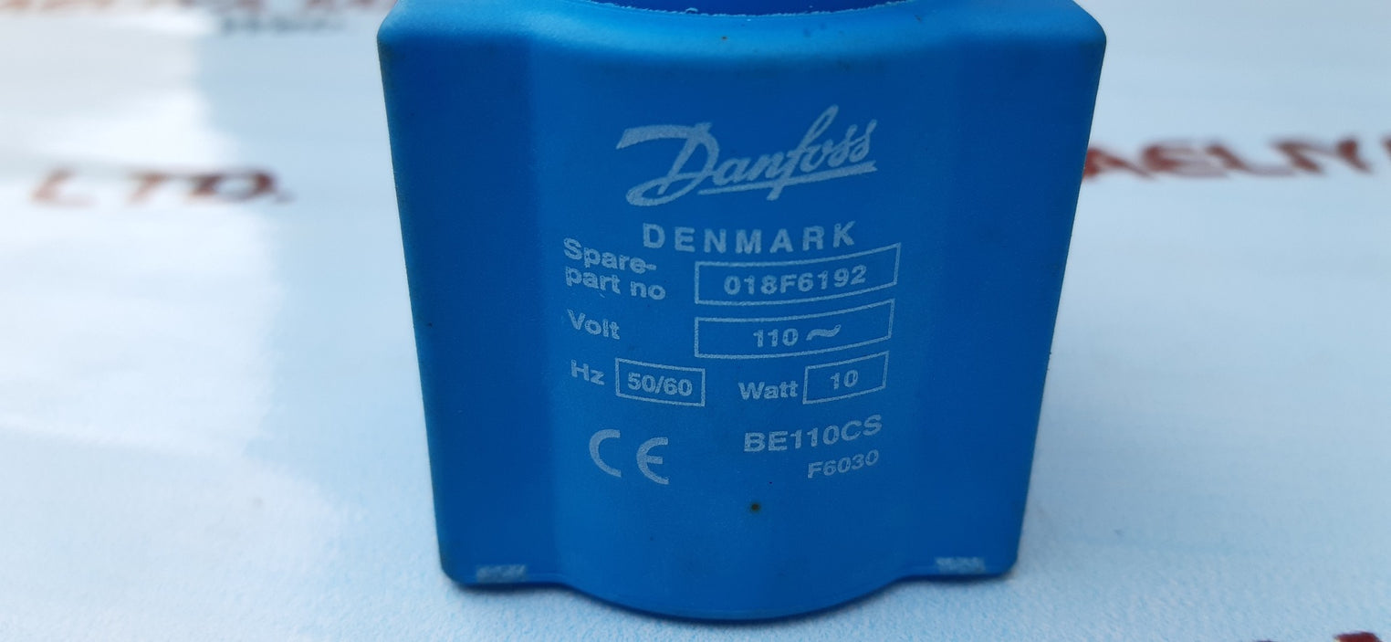 Danfoss 018f6192 solenoid coil 110v 50/60hz
